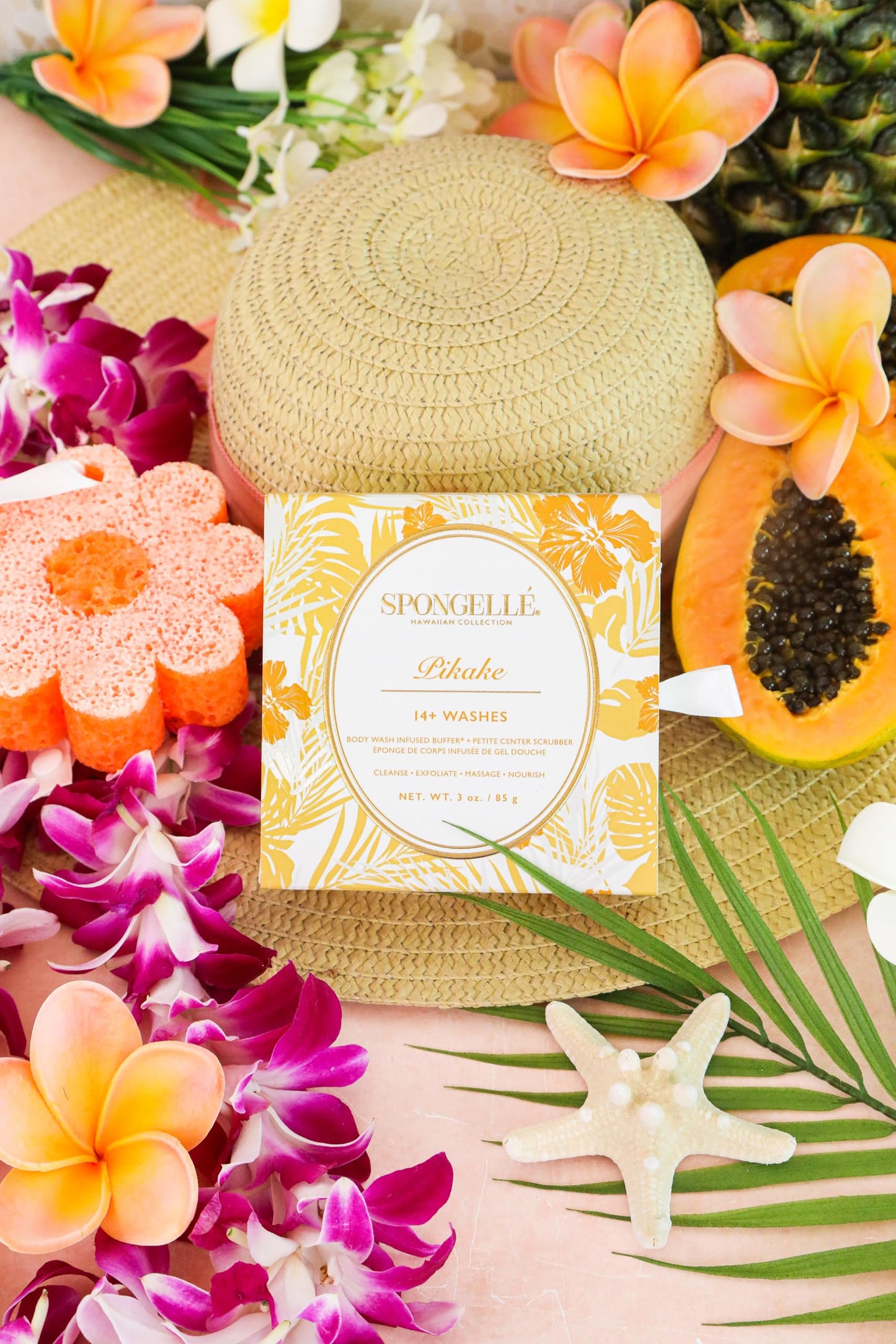 Spongellé Hawaiian Pikake Botanical Body Wash Sponge Beauty and Personal Care SPONGELLÉ