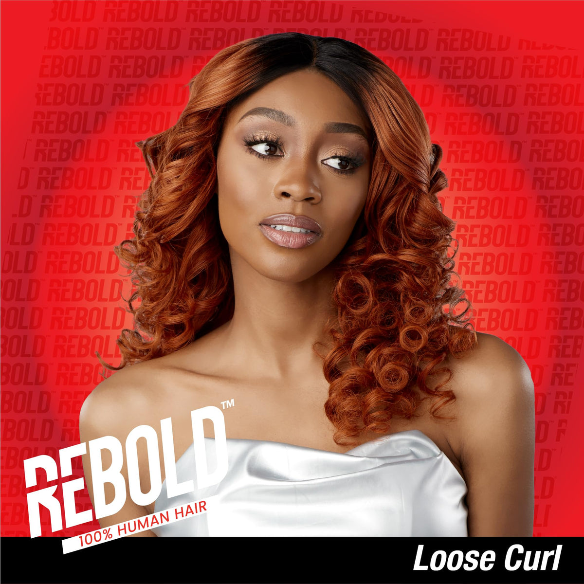 Sensationnel Rebold Curly Weave-Loose Curl,1 pack 14 inch, T1B/30