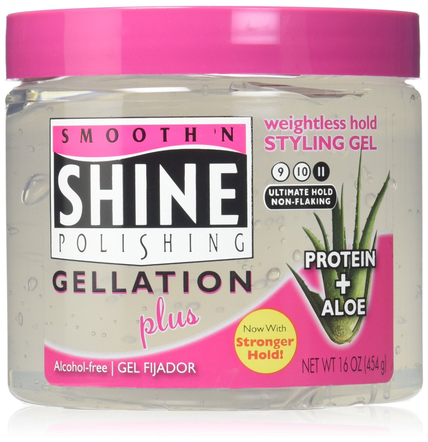 Smooth 'n Shine Gellation Extra Hold Styling Gel-16 oz Beauty & Personal Care Smooth N Shine