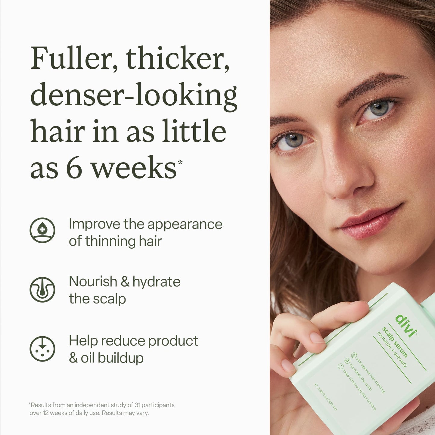 Divi Scalp Serum | To Promote Fuller-Looking Hair with Peptides | 30ml Beauty and Personal Care divi