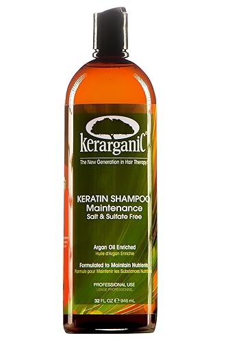 ORGANIC KERATIN TREATMENT - SALT & SULFATE FREE SHAMPOO - 32oz by KERARGANIC Beauty & Personal Care KERARGANIC
