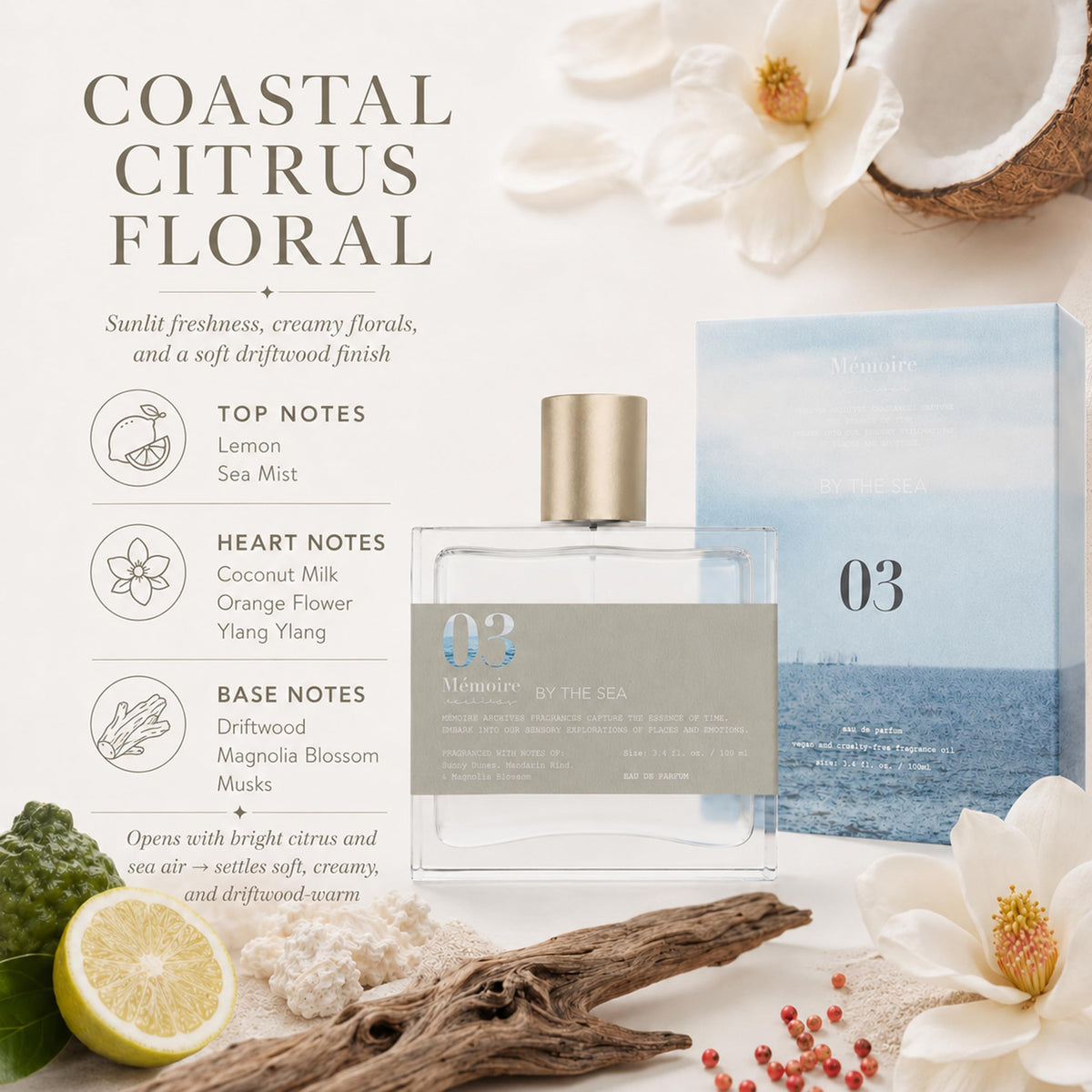 By The Sea 3.4 fl oz. Eau de Parfum by Memoire Archives