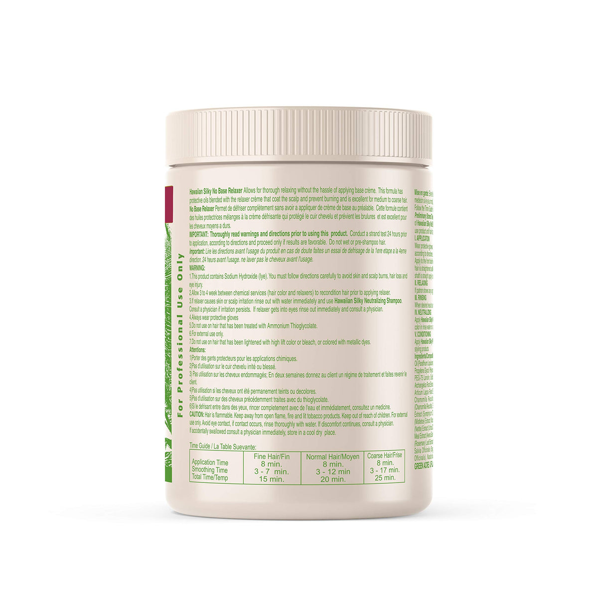 Hawaiian Silky no lye relaxer, regular, White, 20 Ounce