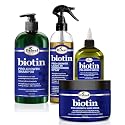 Difeel Pro-Growth Biotin Shampoo 4-PC Set- Includes Biotin Shampoo 33.8 oz, Leave-in Conditioning Spray 6oz, Hair Mask 12 oz AND Biotin Hair Oil Beauty & Personal Care Difeel