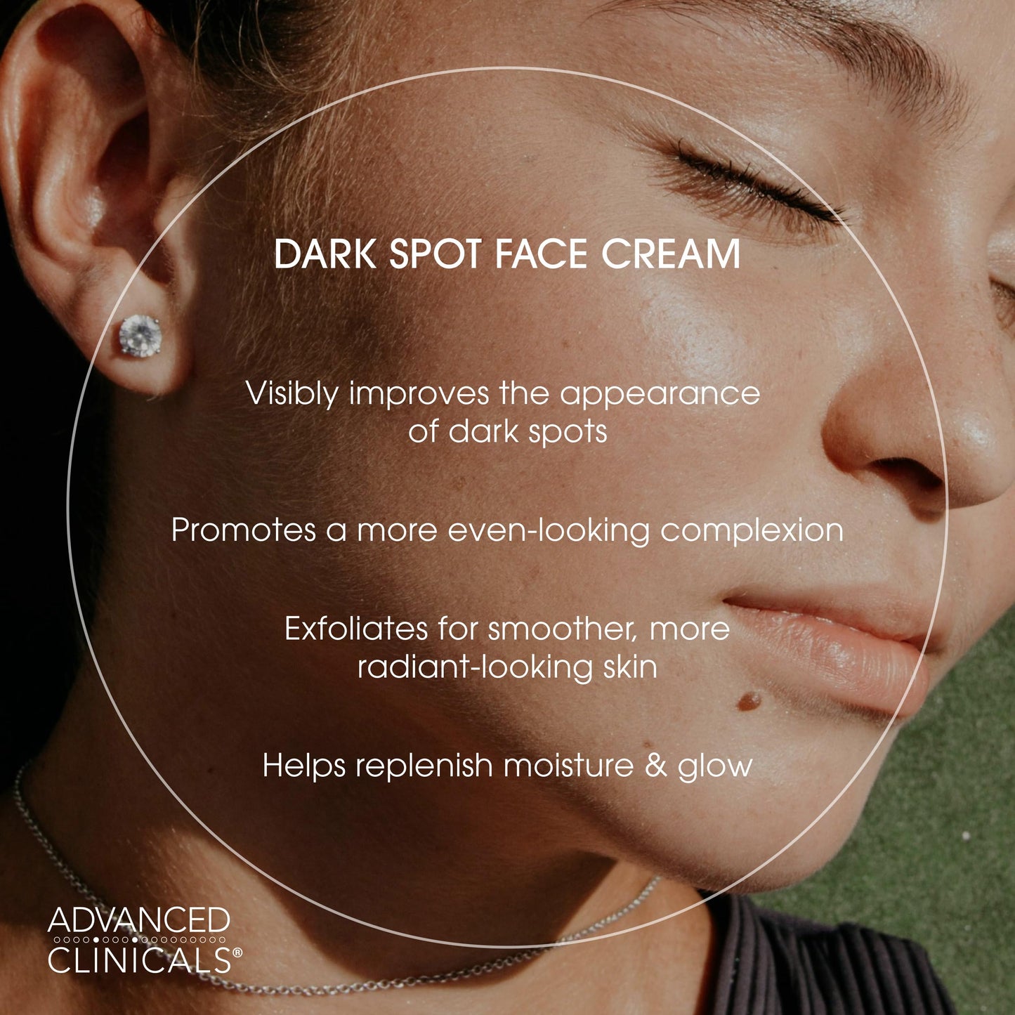 Advanced Clinicals Dark Spot Face Moisturizer | Lactic Acid Lotion For Face With Caffeine, Cocoa Butter, & Vitamin A | Brightening Cream Visibly Beauty & Personal Care Advanced Clinicals