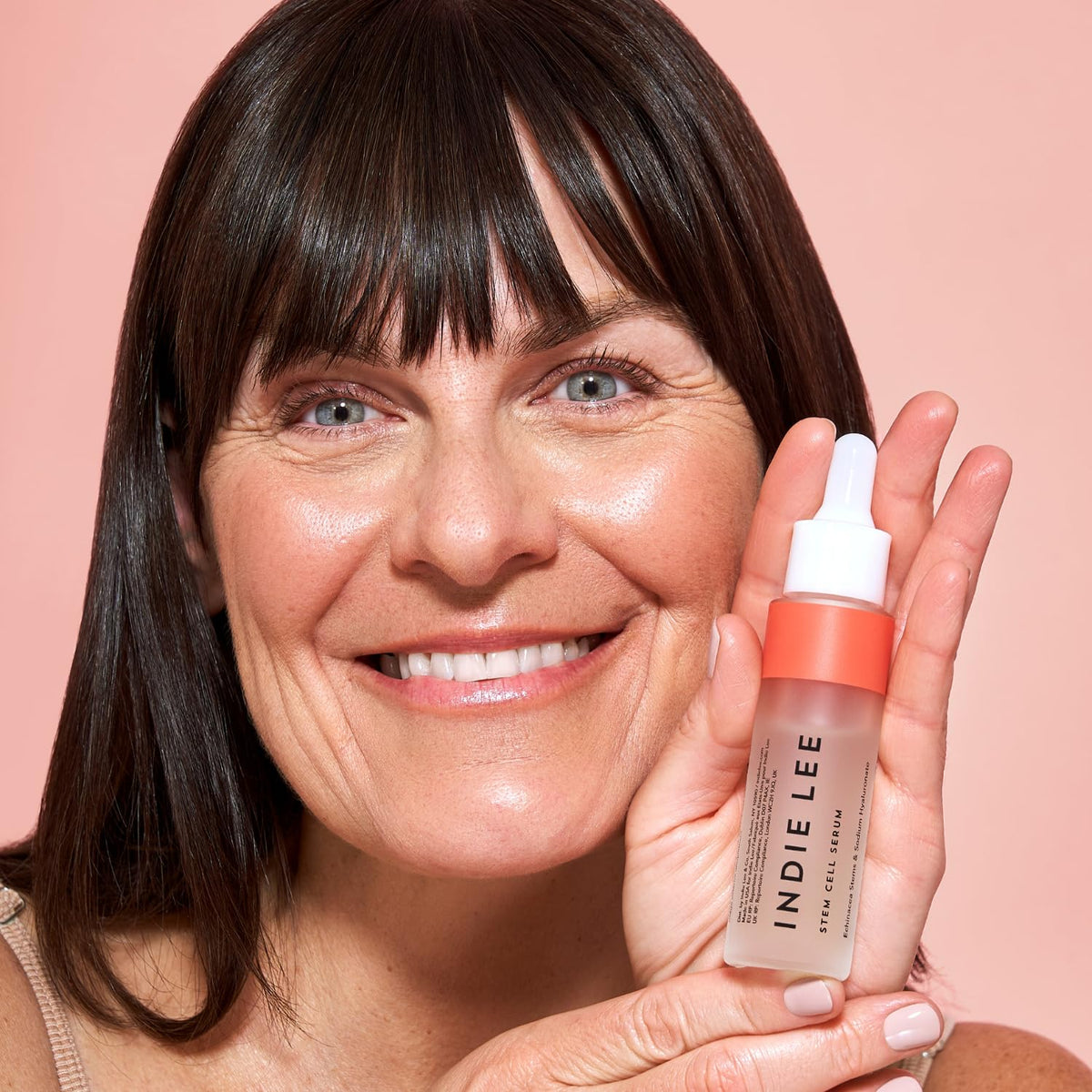 Indie Lee Stem Cell Serum - Rejuvenating Botanicals for Face with Bamboo Extract + Hyaluronic Acid to Combat Visible Signs of Aging, Hydrate +