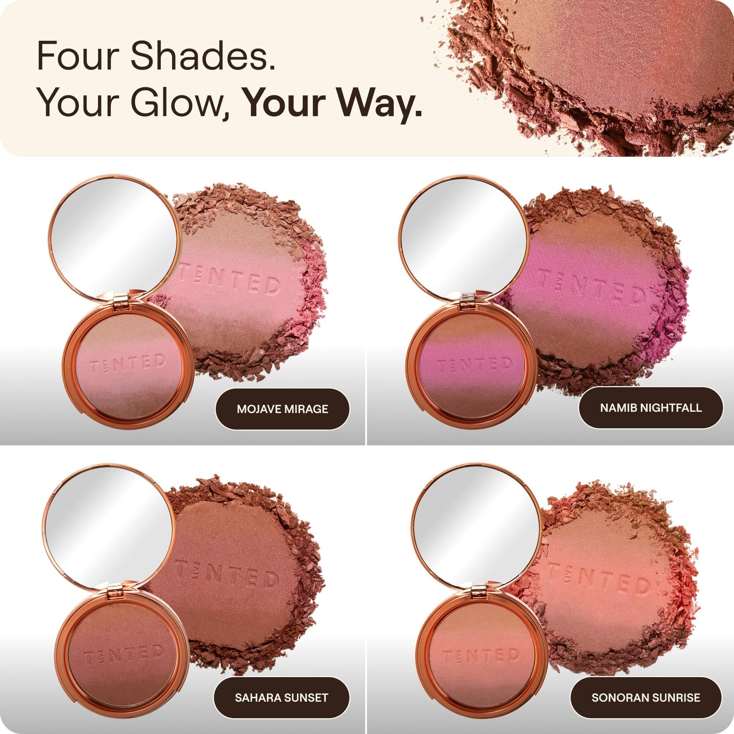 Live Tinted Huebeam Gradient Blushing Bronzer - Lightweight, Highly-Pigmented, Buildable & Blendable - Sunkissed, Glowy, Even Toned Skin Face Blush Beauty & Personal Care Live Tinted