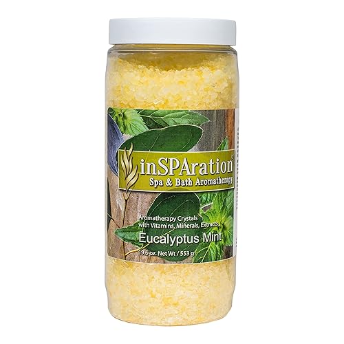 InSPAration Spa/Bath Crystals - RX Formula - Choose from 12 scents (Scented, Eucalyptus Mint) Beauty & Personal Care InSPAration
