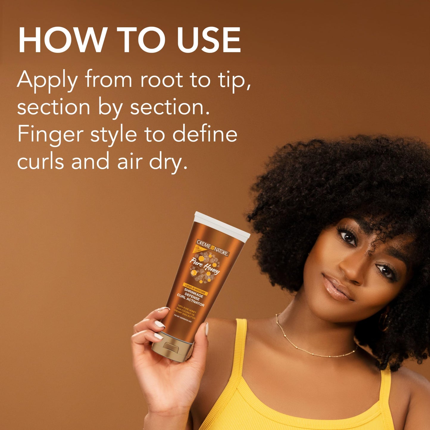 Creme Of Nature Pure Honey Curl Activator 10.5 Ounce Tube (310ml) (3 Pack) Beauty & Personal Care Creme of Nature
