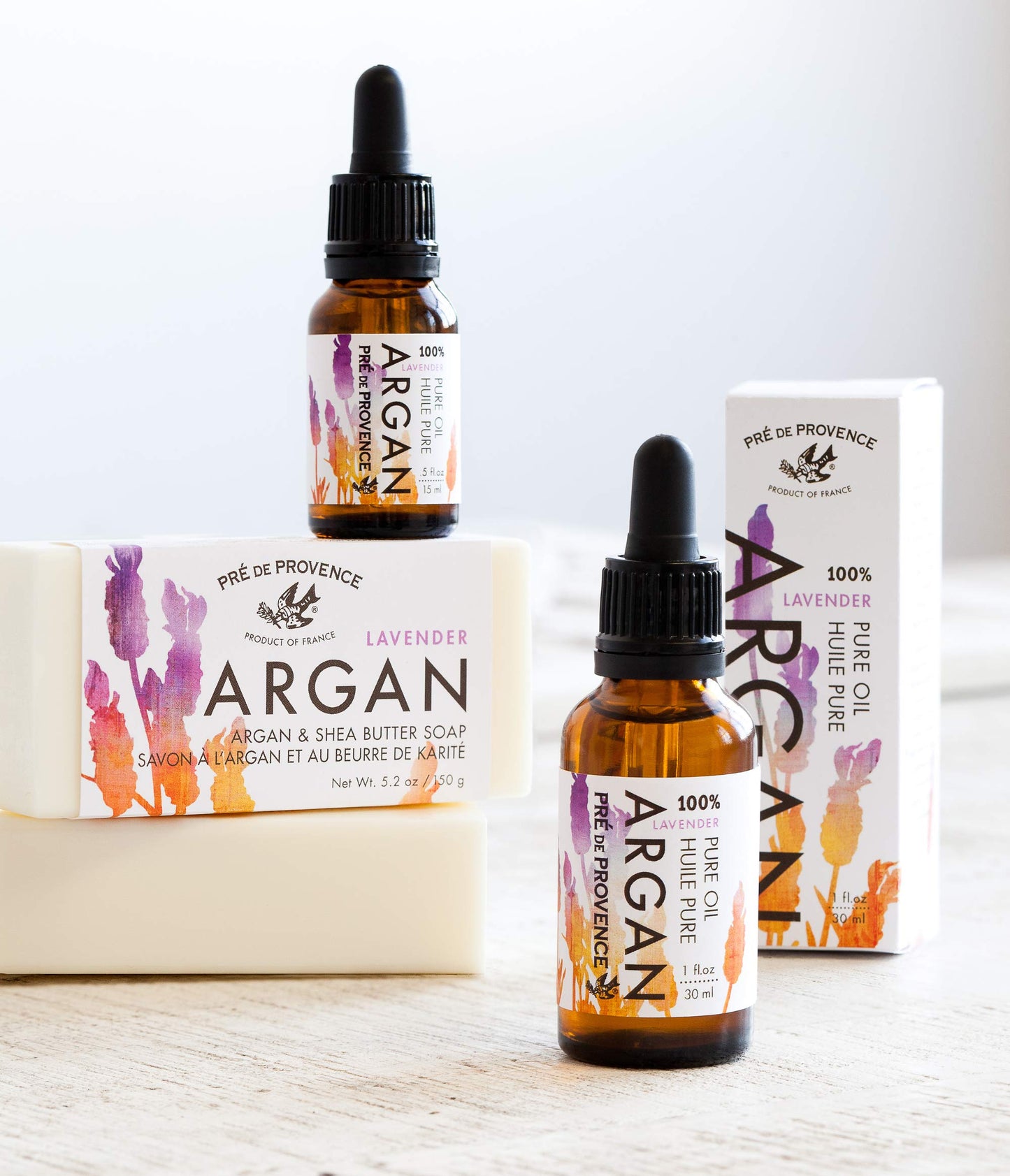 Pre De Provence Moroccan Argan Oil for Skin, Face, Hair, & Nails (0.5 oz) - Lavender Beauty & Personal Care Pre de Provence