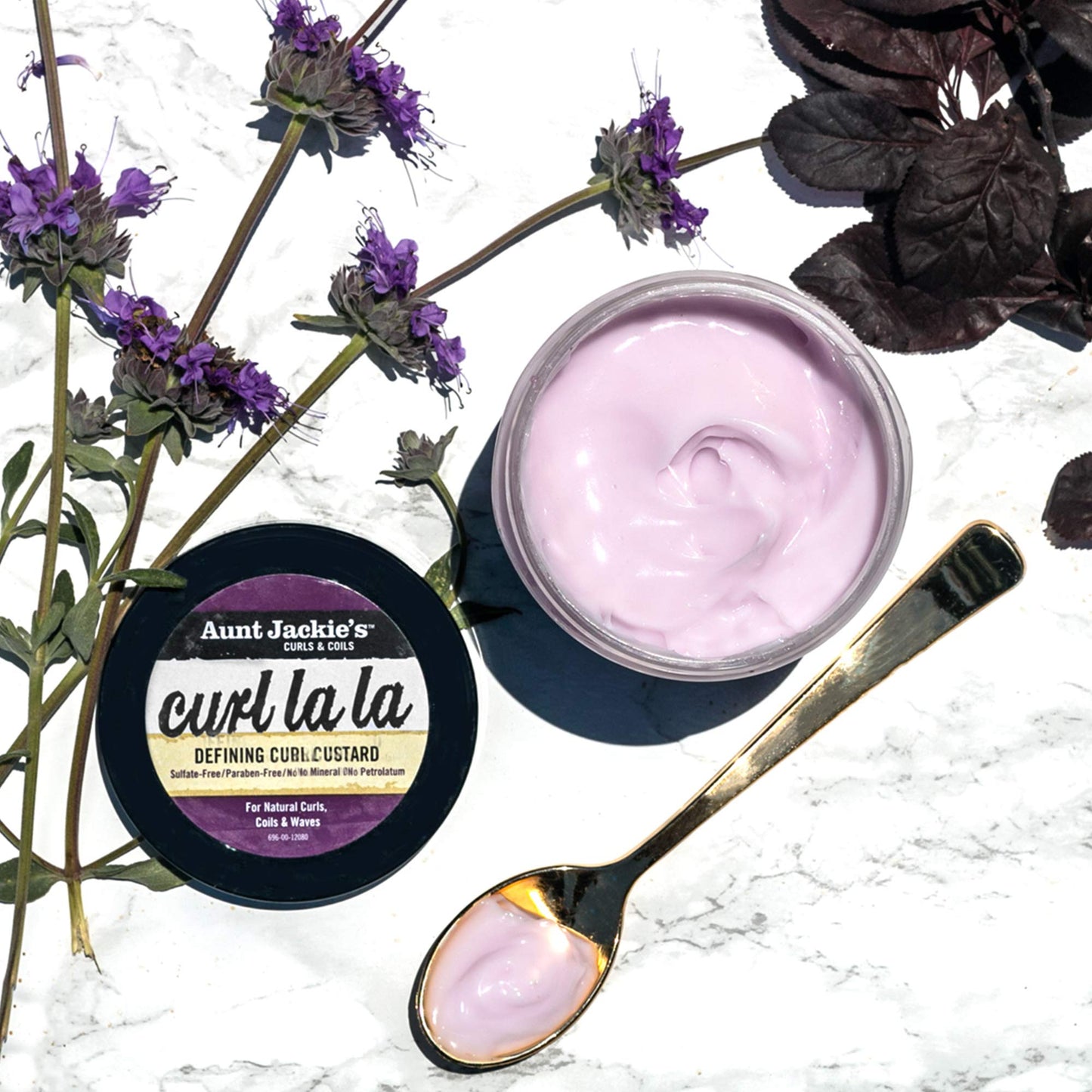 Aunt Jackie's Hair Styling Agent Curl Custard, 18 oz - For Natural Hair Curls, Coils and Waves, Enriched with Shea Butter and Olive Oil Beauty & Personal Care Aunt Jackie's
