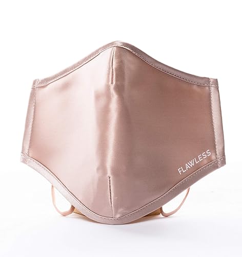 Finishing Touch Flawless Silk Face Mask Washable Soft and Gentle on Skin, Blush, 1 Count Beauty & Personal Care Finishing Touch