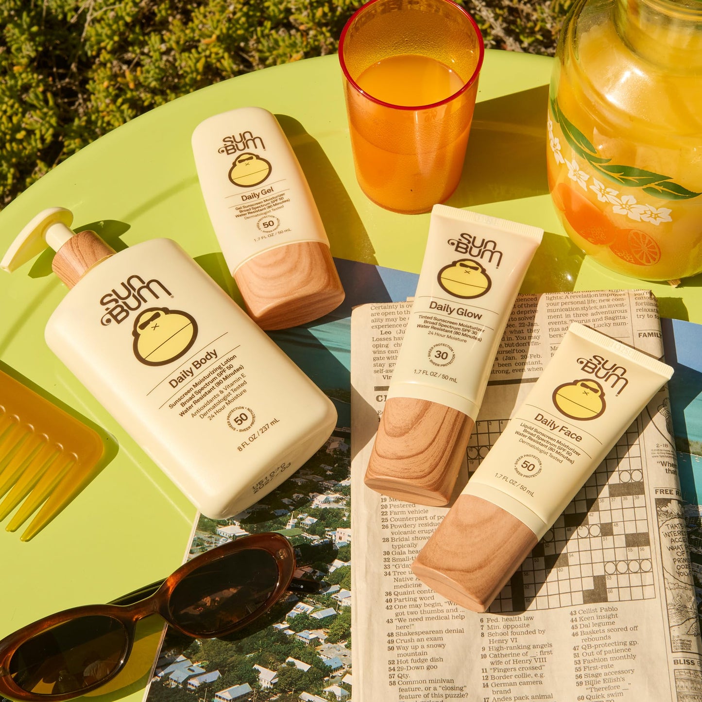 Sun Bum Daily SPF 50 Clear Gel Face Sunscreen - Broad Spectrum Moisturizing Facial Sunscreen with Vitamin E - Vegan and Hawaii 104 Act Compliant Beauty & Personal Care Sun Bum