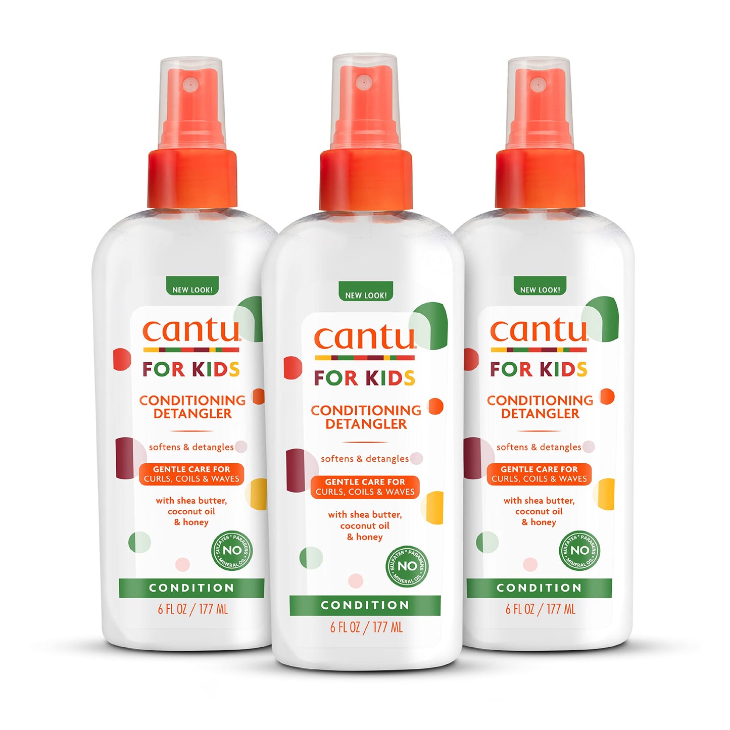Cantu Care for Kids Conditioning Detangler, 6 fl oz (Pack of 3) Beauty & Personal Care Cantu