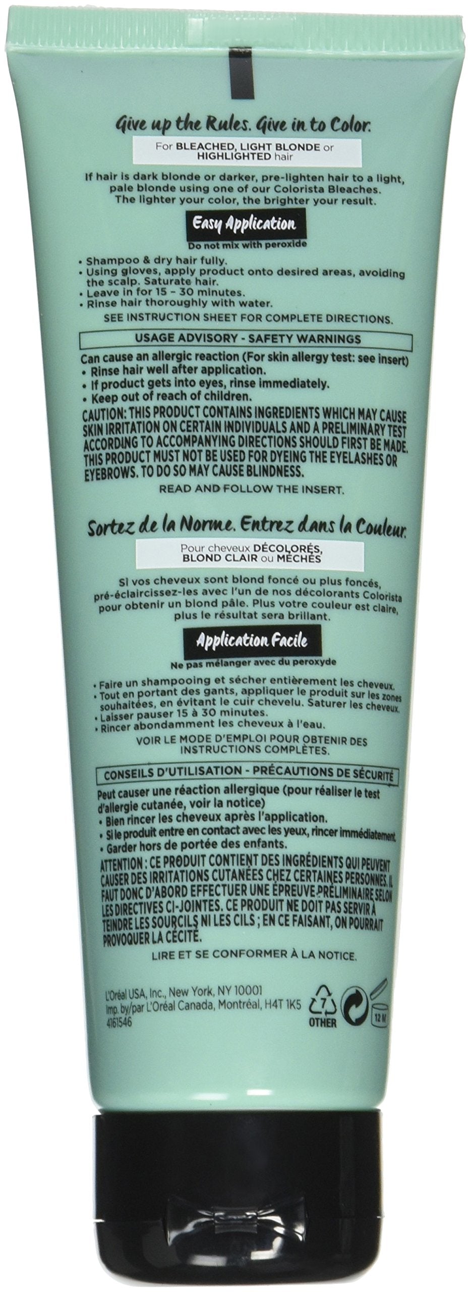 L’Oréal Paris Colorista, Aqua Beauty & Personal Care L'Oreal Paris
