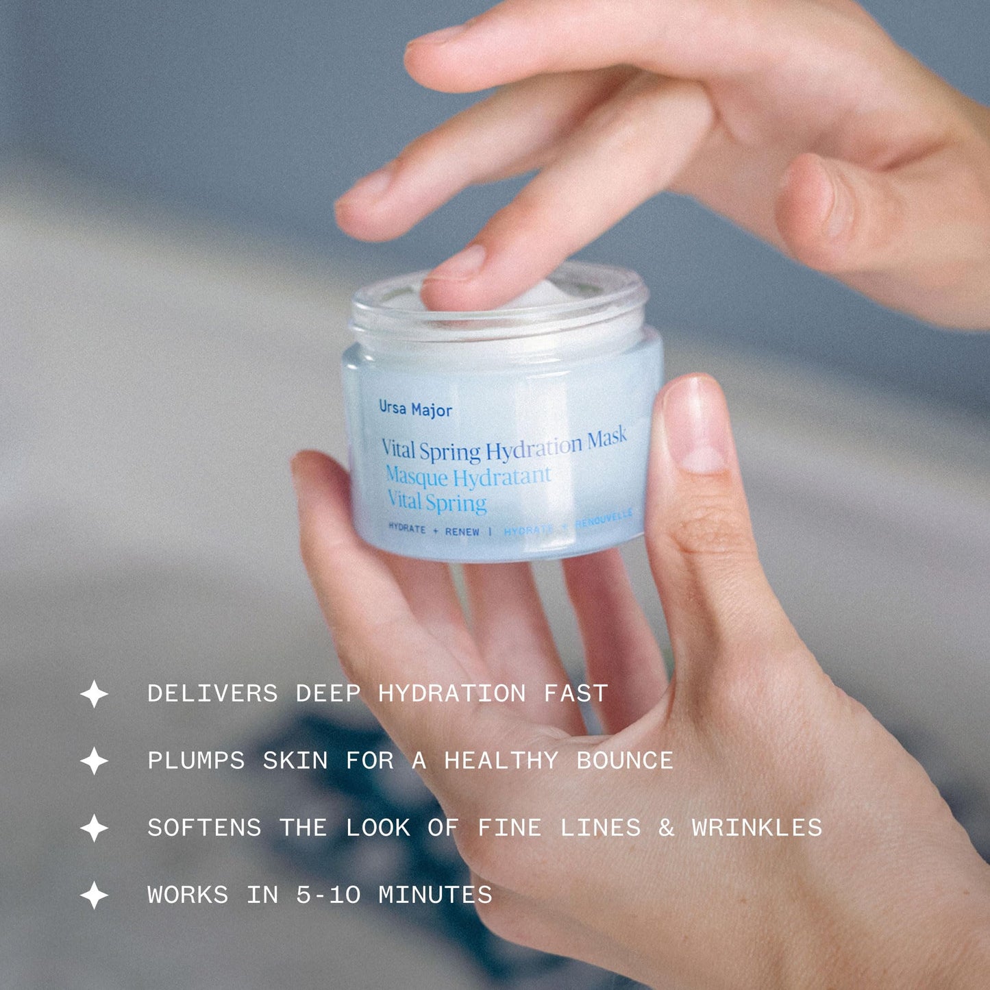 Ursa Major Vital Spring Hydration Mask | Deeply Hydrating Natural Mask| Plumps Skin’s Appearance, Boosts Firmness & Smooths Appearance of Fine Lines | Beauty & Personal Care Ursa Major
