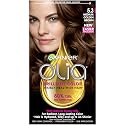 Garnier Olia Ammonia-Free Brilliant Color Oil-Rich Permanent Hair Color, 5.3 Medium Golden Brown (Pack of 1) Brown Hair Dye (Packaging May Vary) Beauty & Personal Care Garnier