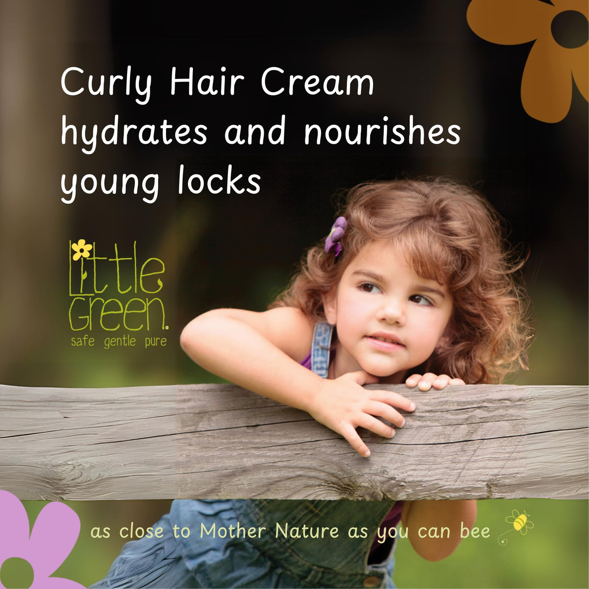 Little Green Kids Curly Hair Cream, Anti Frizz Curl Defining Cream, Kids Curly Hair Products, 4.2oz Beauty & Personal Care Little Green