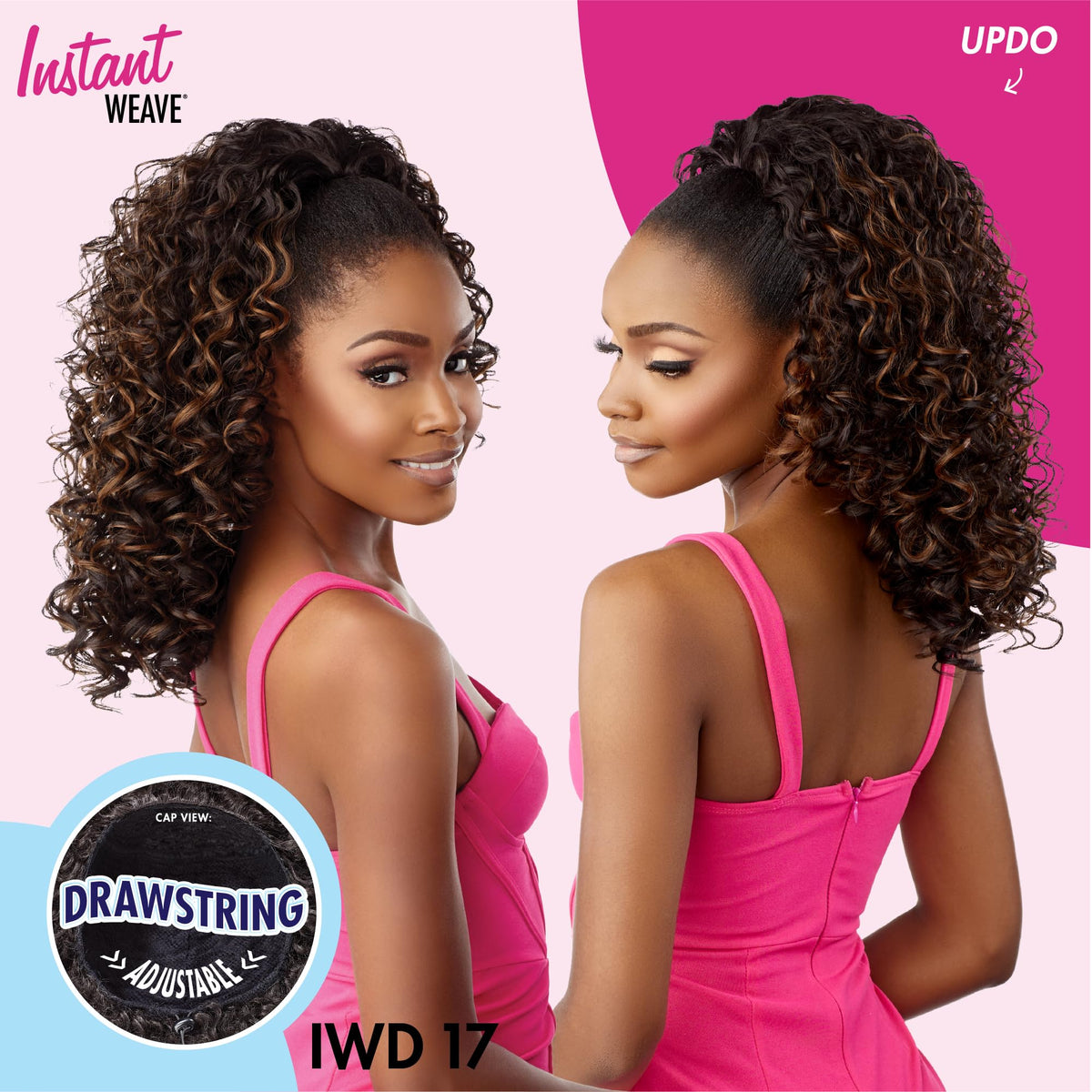 Sensationnel Instant Weave Half Wig-17, 2 DARKBROWN