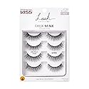 KISS Lash Couture Faux Mink False Eyelashes Multipack, ‘Little Black Dress’, 12mm, Multiple Lengths, Reusable, Cruelty Free, Vegan, Exclusive Beauty & Personal Care KISS