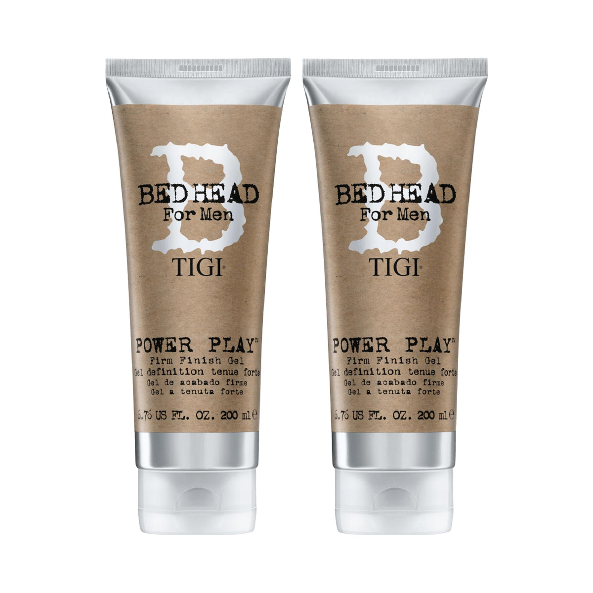 Bed Head for Men by TIGI Power Play Firm Finish Gel 6.76 Oz (Pack of 2) Beauty & Personal Care Bed Head