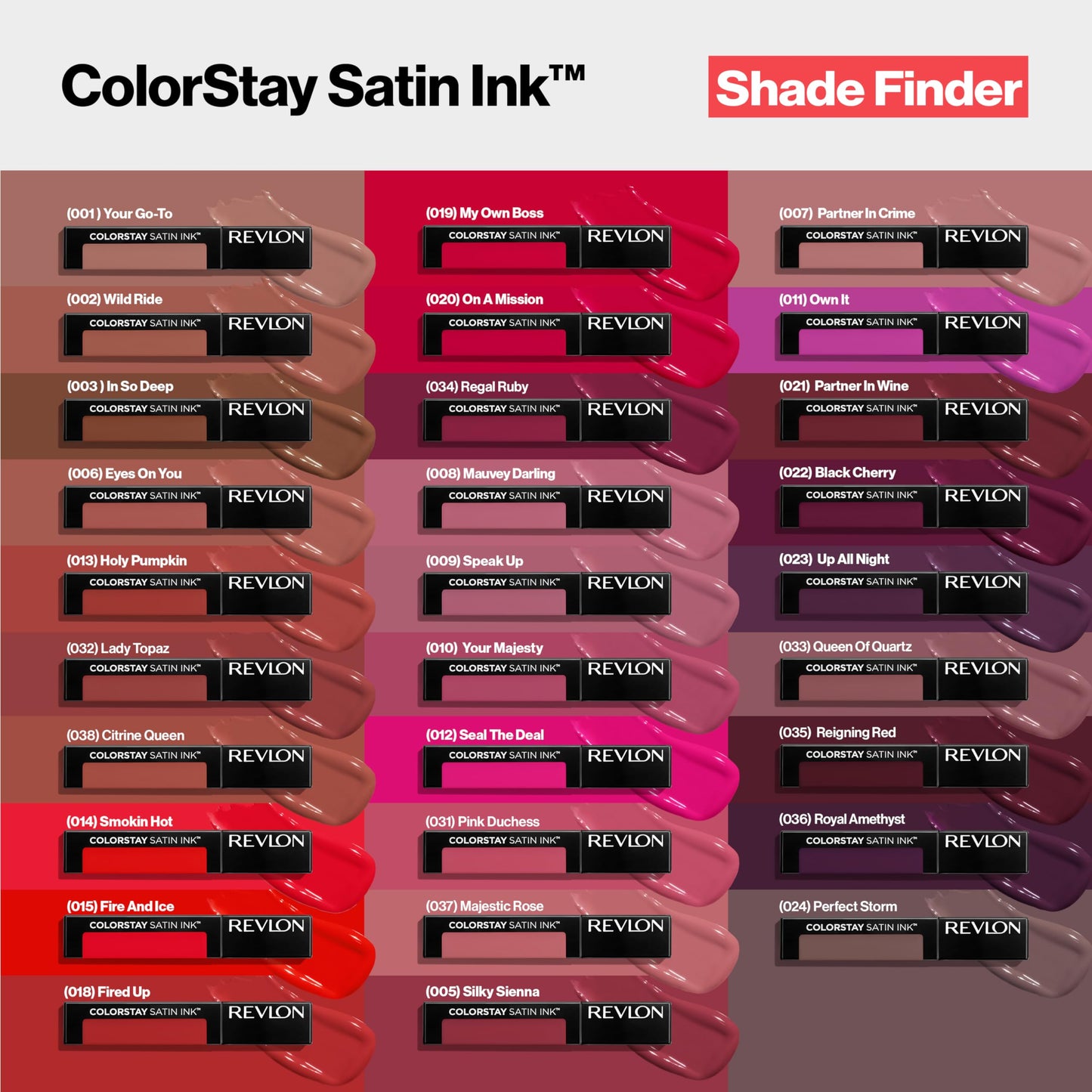 Revlon ColorStay Satin Ink Liquid Lipstick, Longwear Rich Lip Colors, Formulated with Black Currant Seed Oil, 003 In So Deep, 0.17 fl oz Beauty & Personal Care REVLON