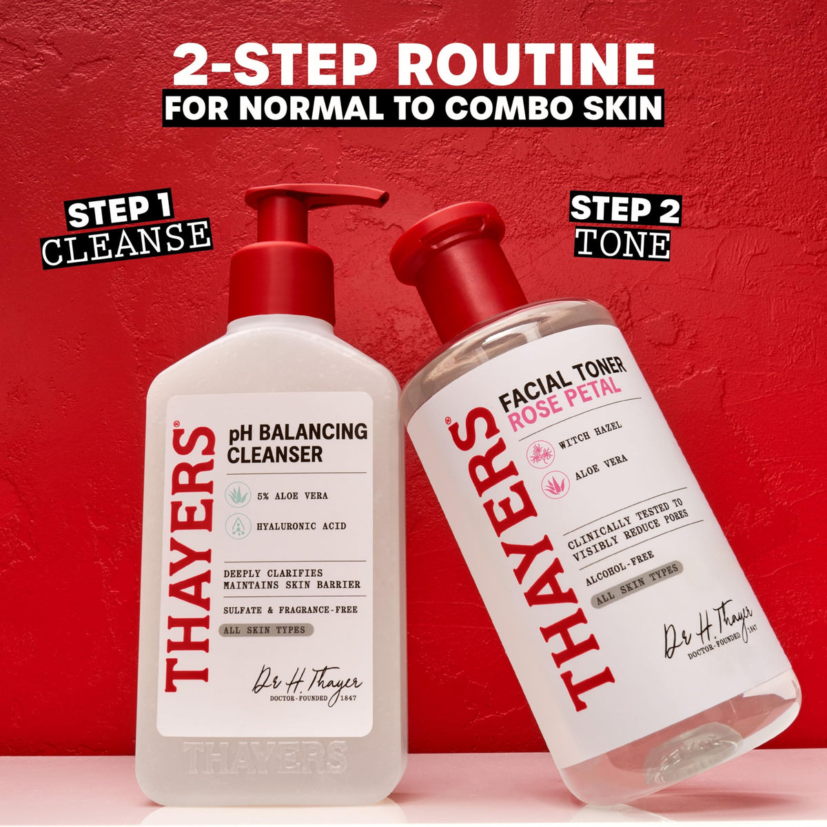 THAYERS pH Balancing Daily Cleanser, Face Wash with Aloe Vera, Gentle and Hydrating Skin Care for Dry, Oily, or Acne Prone Skin, 8 FL Oz. Beauty & Personal Care THAYERS
