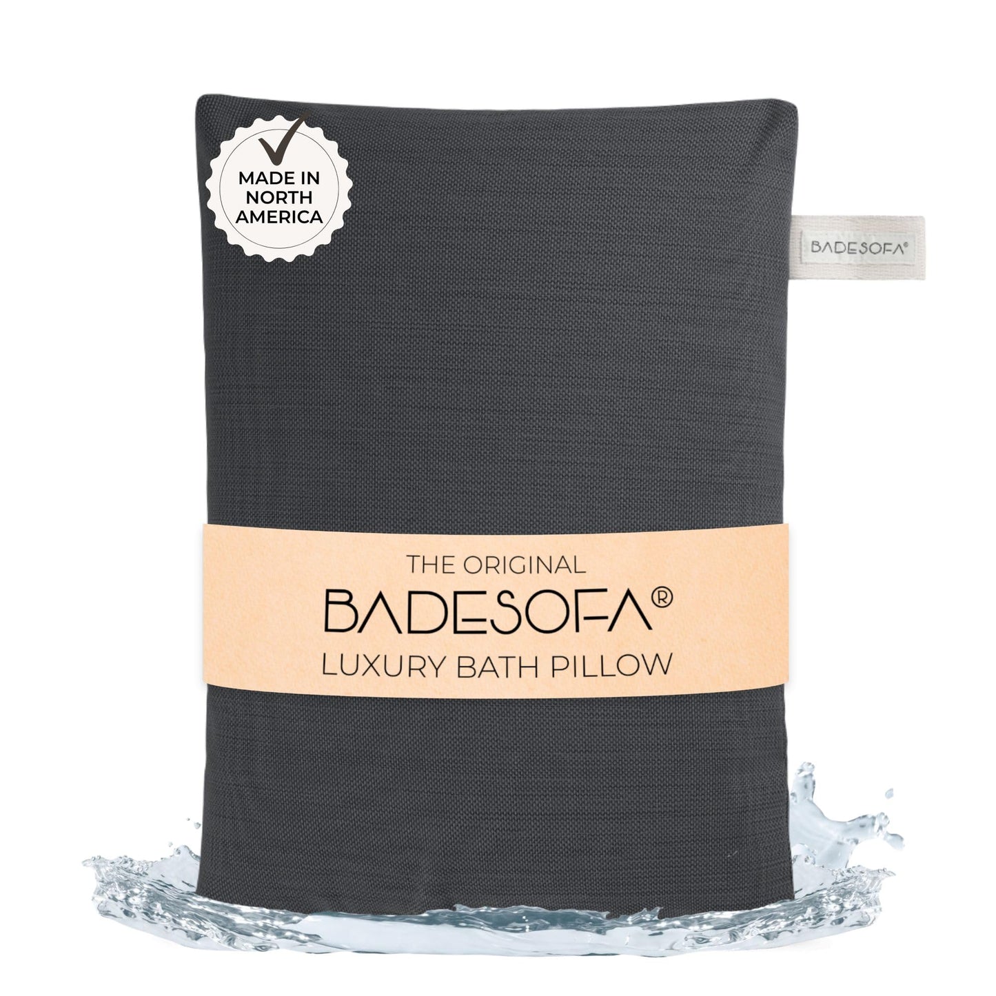BADESOFA® Luxury Bathtub Seat Cushion - Bath Pillow for Tub, Quick-Dry & Washable, Non-Slip Weighted Tub Pillow, Home Spa Accessoire for Bathtub & Hot Beauty and Personal Care BADESOFA