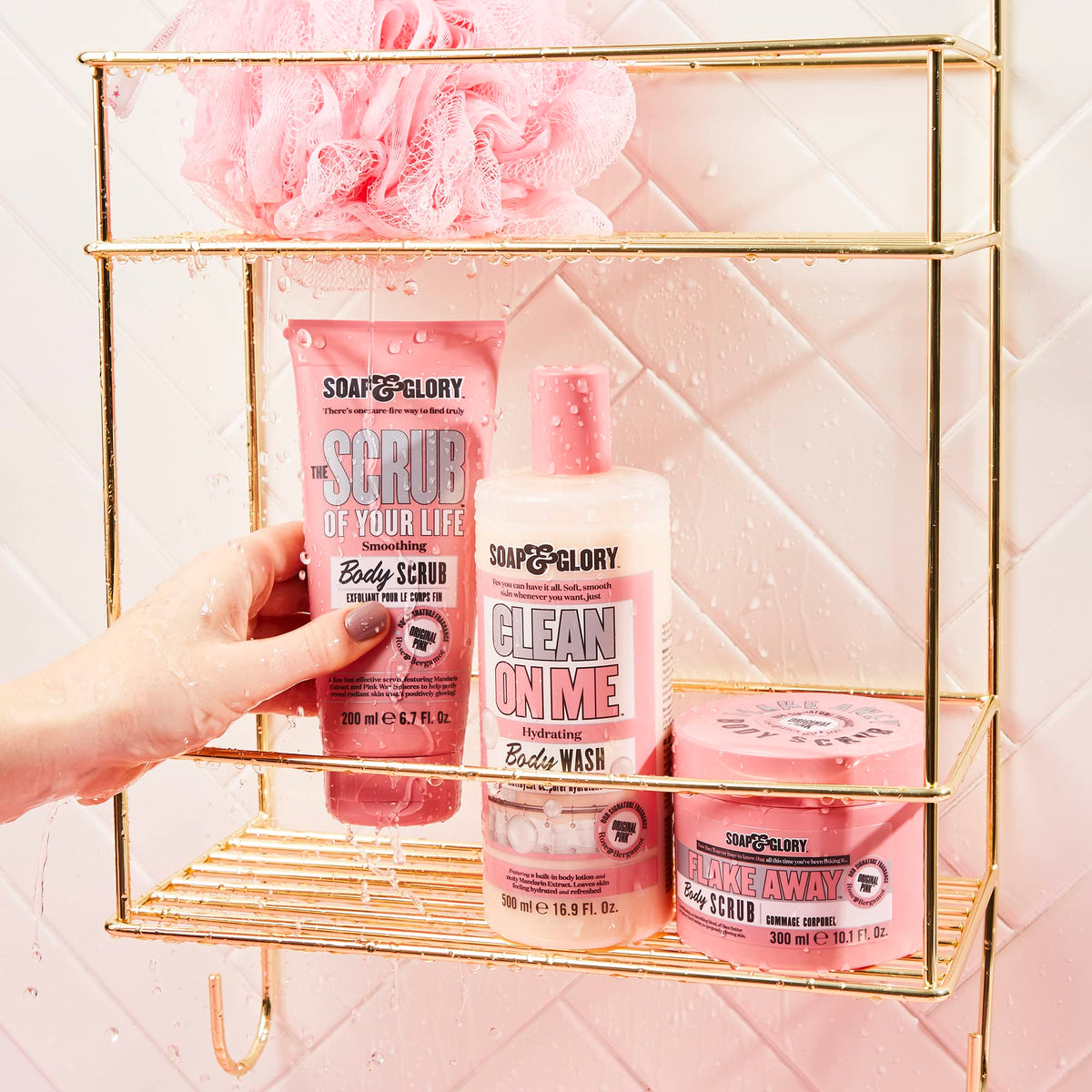 Soap & Glory Original Pink The Scrub Of Your Life Exfoliating Body Scrub - Smoothing & Buffing Vegan Scrub - Rose & Bergamot Body Polish with Shea Beauty & Personal Care Soap & Glory