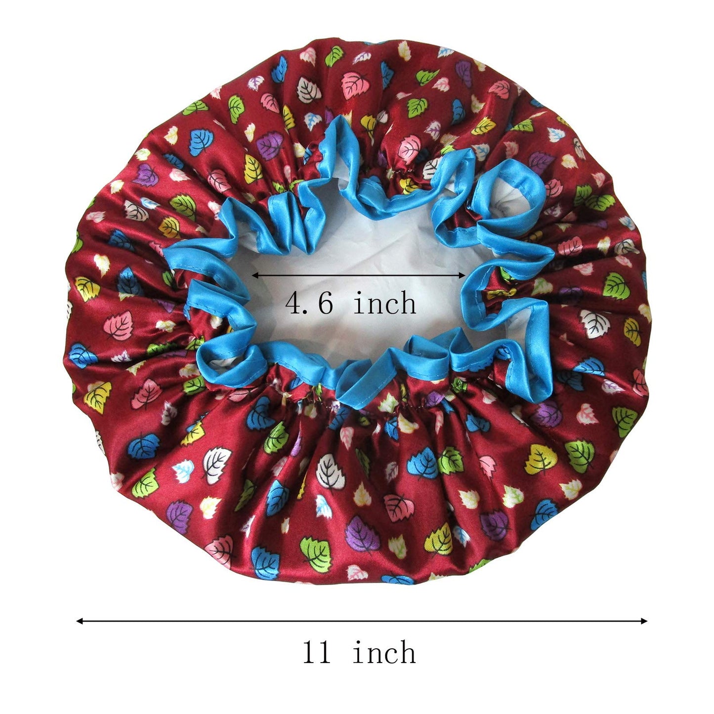 Quanchen Shower Cap for Women,1 Pcs Shower Hat Waterproof-Double Layer-Reusable Elastic Bath Caps for Girls Spa Home Use,Hotel and Hair Salon Beauty and Personal Care Quanchen