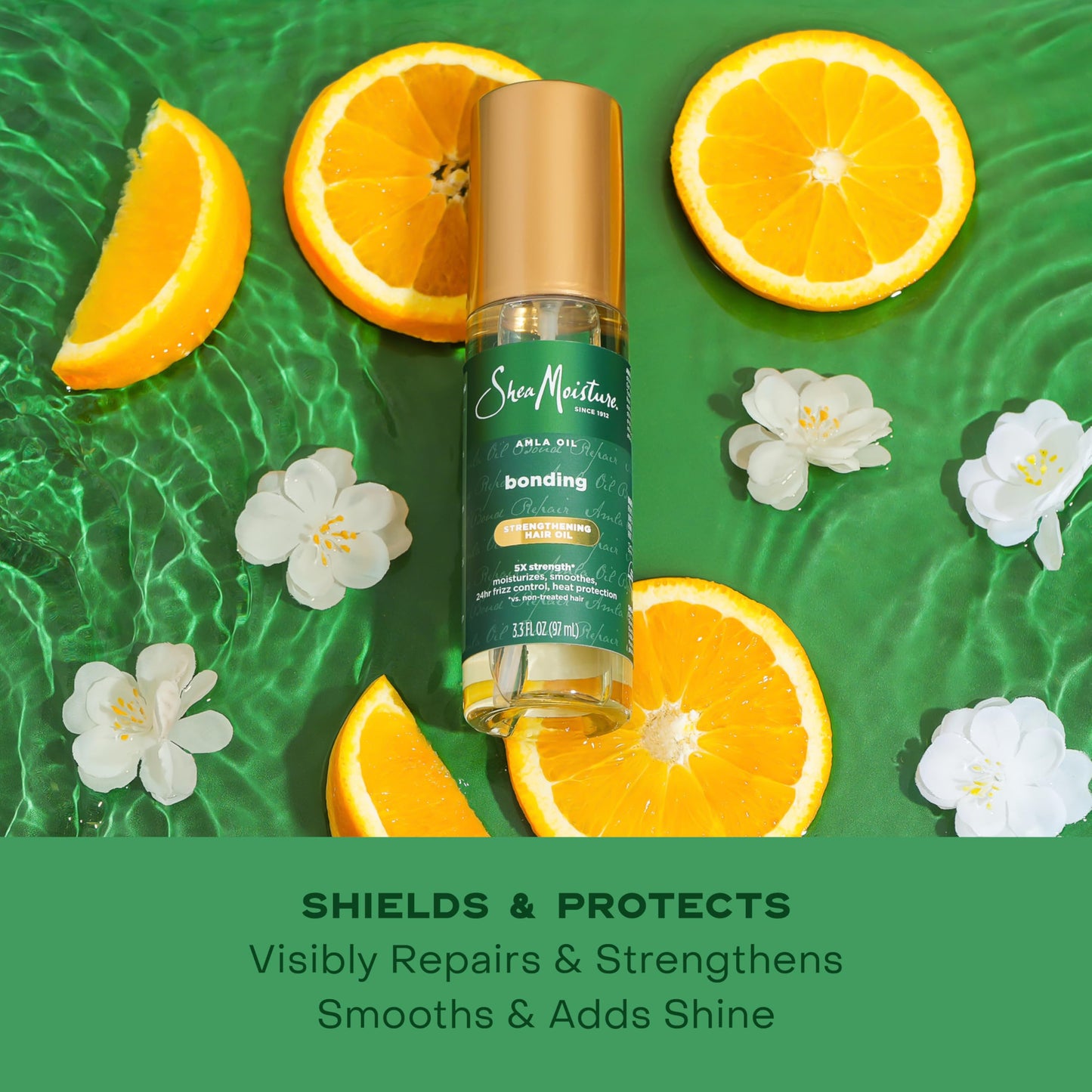 Shea Moisture Bonding Oil Amla Oil To Protect, Strengthen And Smooth Hair With Amla Oil And Fair-Trade Shea Butter With 5X Strength And 24-Hour Frizz Beauty & Personal Care SheaMoisture
