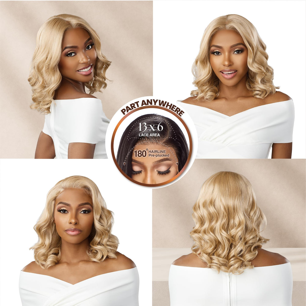 Sensationnel Bare Lace 13x6 Wig-Unit 11, CINNAMONCOPPER