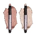 Julep Eyeshadow 101 Crème-to-Powder Waterproof Eyeshadow Stick Duo - Long-Lasting, Crease-Proof, Easy Apply with Built-in Smudger - Blush Pink Shimmer Beauty & Personal Care Julep
