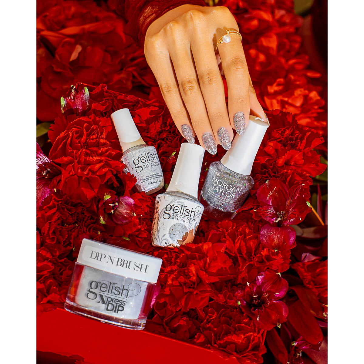 Gelish Floral Wonderland TPO-Free Gel Nail Polish - Crystal Snowdrop, 15mL