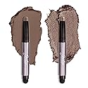 Julep Eyeshadow 101 Crème-to-Powder Waterproof Eyeshadow Stick Duo - Long-Lasting, Crease-Proof, Easy Apply with Built-in Smudger -Taupe Shimmer Beauty & Personal Care Julep