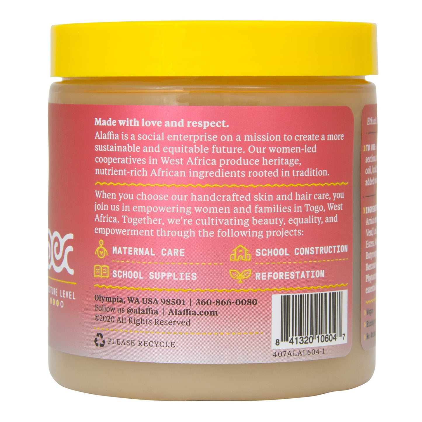 Alaffia Hair Care, Beautiful Curls Curl Custard for Tight Curls, Nourishing Shea Butter to Hydrate & Define, 8 Oz Beauty & Personal Care Alaffia