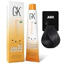 GK HAIR Global Keratin Professional Hair Color Cream Tube (3.4 Fl Oz/100ml) Nourishing & Cleansing Colors for Styling High Performance Long Lasting Beauty & Personal Care GK HAIR