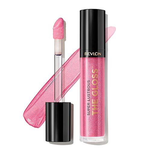 Revlon Super Lustrous Lip Gloss, Non-Sticky, Hydrating, High Shine Finish, 210 Pinkissimo, 0.13 oz Beauty & Personal Care REVLON