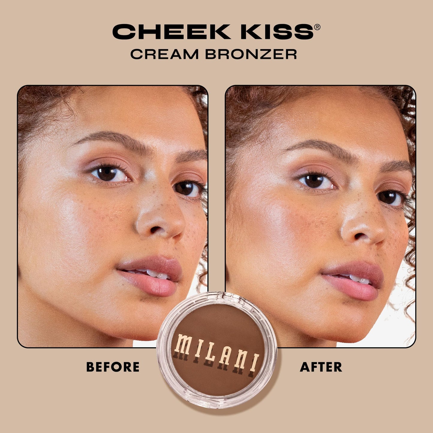 Milani Cheek Kiss Cream Bronzer, 130 - Spicy Season, Vegan & Cruelty-Free, Made in Korea, Lightweight Glow, Soft Matte Finish Beauty & Personal Care Milani