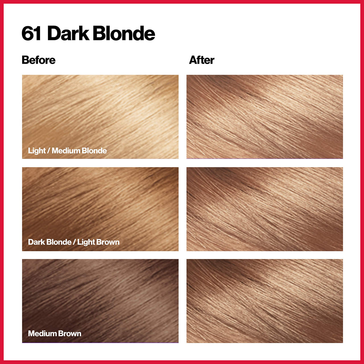 Revlon Permanent Hair Color, Permanent Hair Dye, Colorsilk with 100% Gray Coverage, Ammonia-Free, Keratin and Amino Acids, 61 Dark Blonde, 4.4 Oz Beauty & Personal Care REVLON