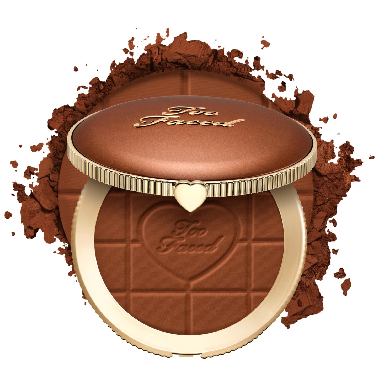 Too Faced Chocolate Soleil Matte Blurring Bronzer | Matte Bronzer Powder that Mimics Natural Skin for Blurred Sun-Kissed Effect, Chocolate Caramel Beauty & Personal Care Too Faced