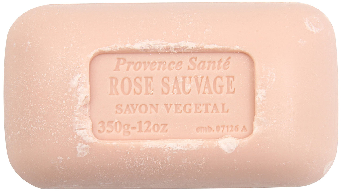 Provence Sante Luxury French Soap Bar - Moisturizing Shea Butter - Triple-milled Wild Rose Fragrance, 12 oz Beauty & Personal Care Provence Sante
