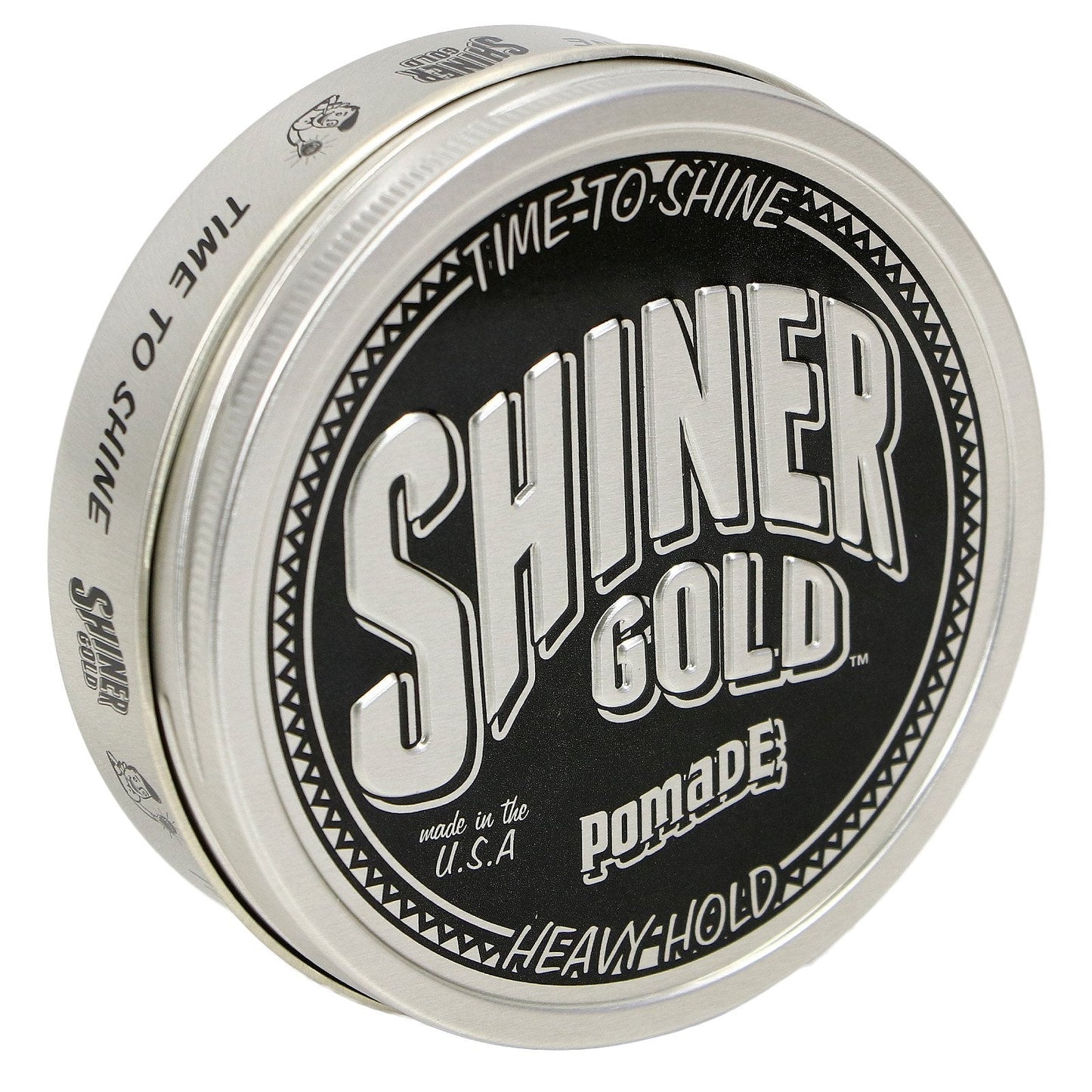 Shiner Gold Pomade | Strong Hold | High Shine | Water-based | Coconut Scent, 4oz Beauty & Personal Care Shiner Gold Pomade