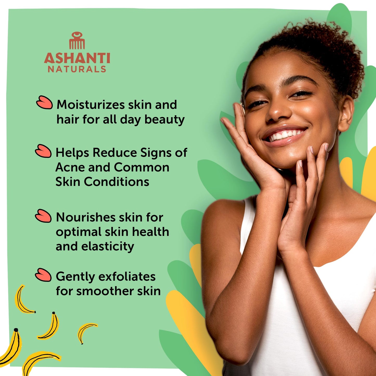 Ashanti Naturals Authentic African Black Soap Bar | Cleansing and Nourishing Black African Soap Bar| Acne Bar Soap with Shea Butter and Coconut Oil Beauty & Personal Care Ashanti Naturals