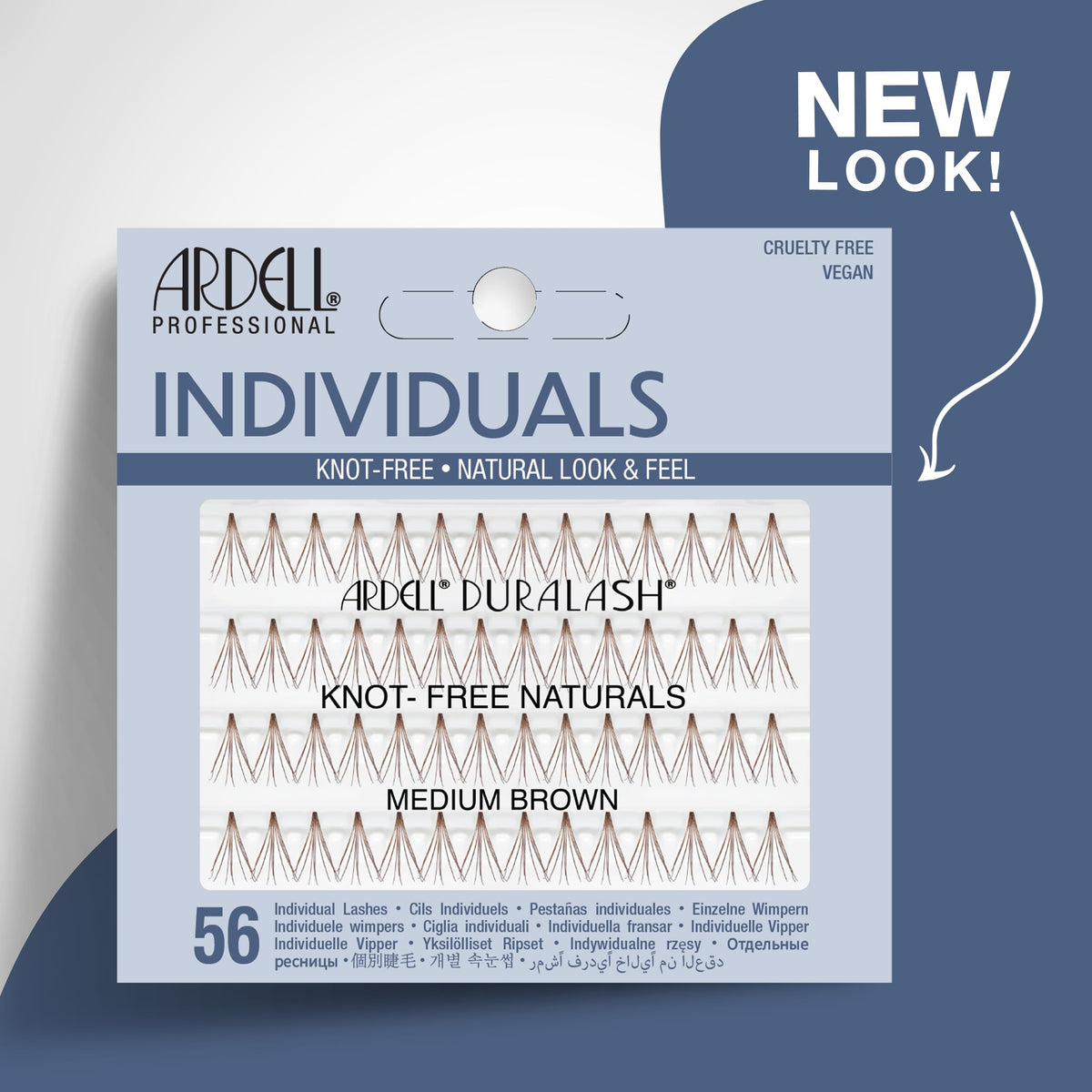 Ardell Duralash Knot-Free Individual Lash, Brown, Medium Beauty & Personal Care Ardell
