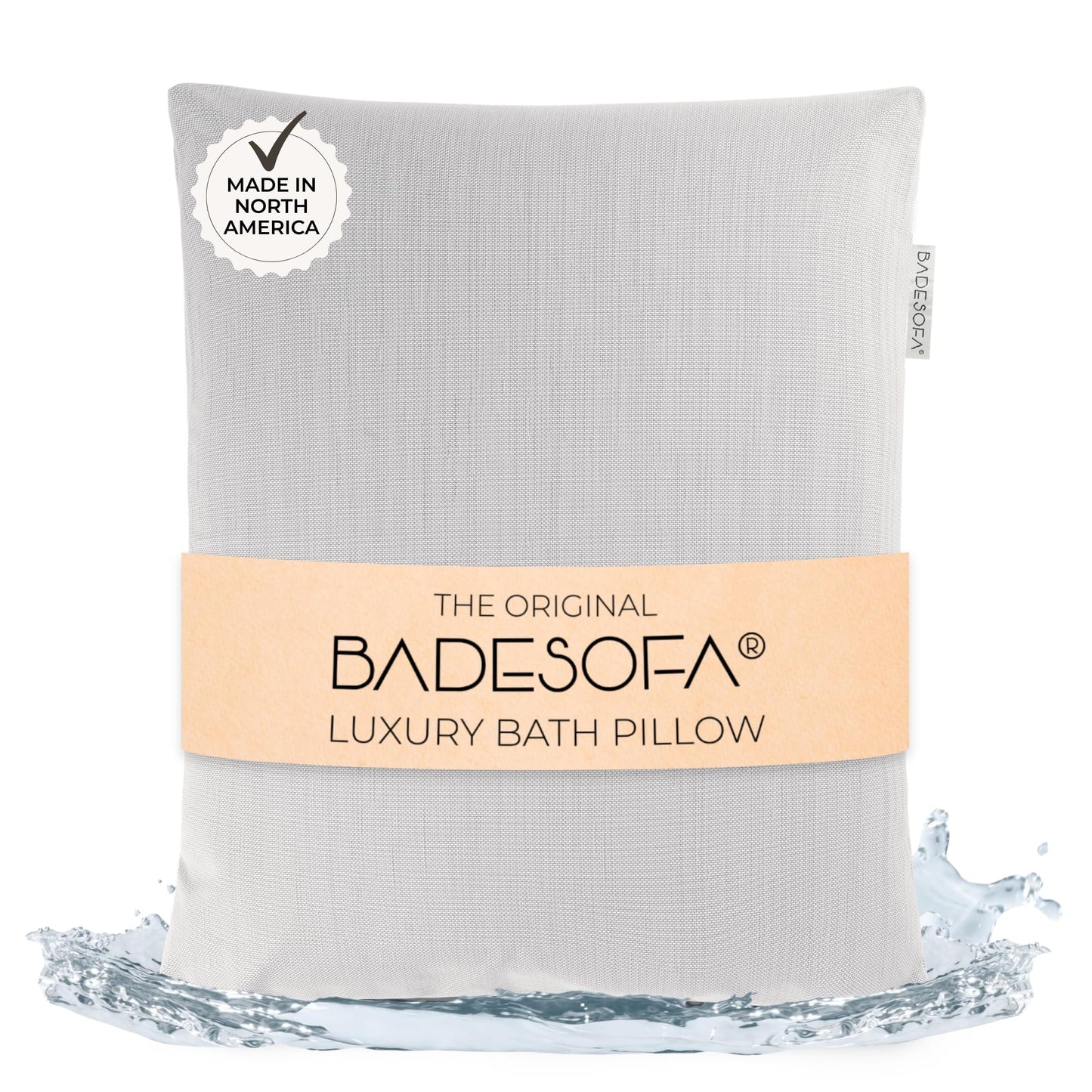 BADESOFA® Luxury Bath Pillow S - Ultra Comfortable & Quick-Drying Bath Back Pillow - Washable Full Body Bath Pillow for Bathtub - Therapeutic Head Beauty and Personal Care BADESOFA