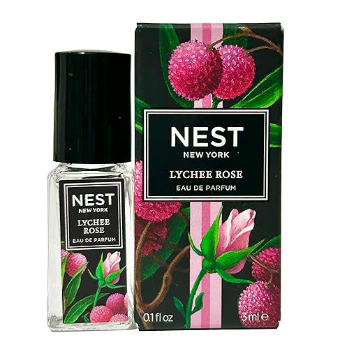Nest LYCHEE ROSE Rollerball Women EDP Perfume (Mini/Small/Travel Size Parfum) 0.1oz/3mL - 8128 Beauty & Personal Care NEST New York