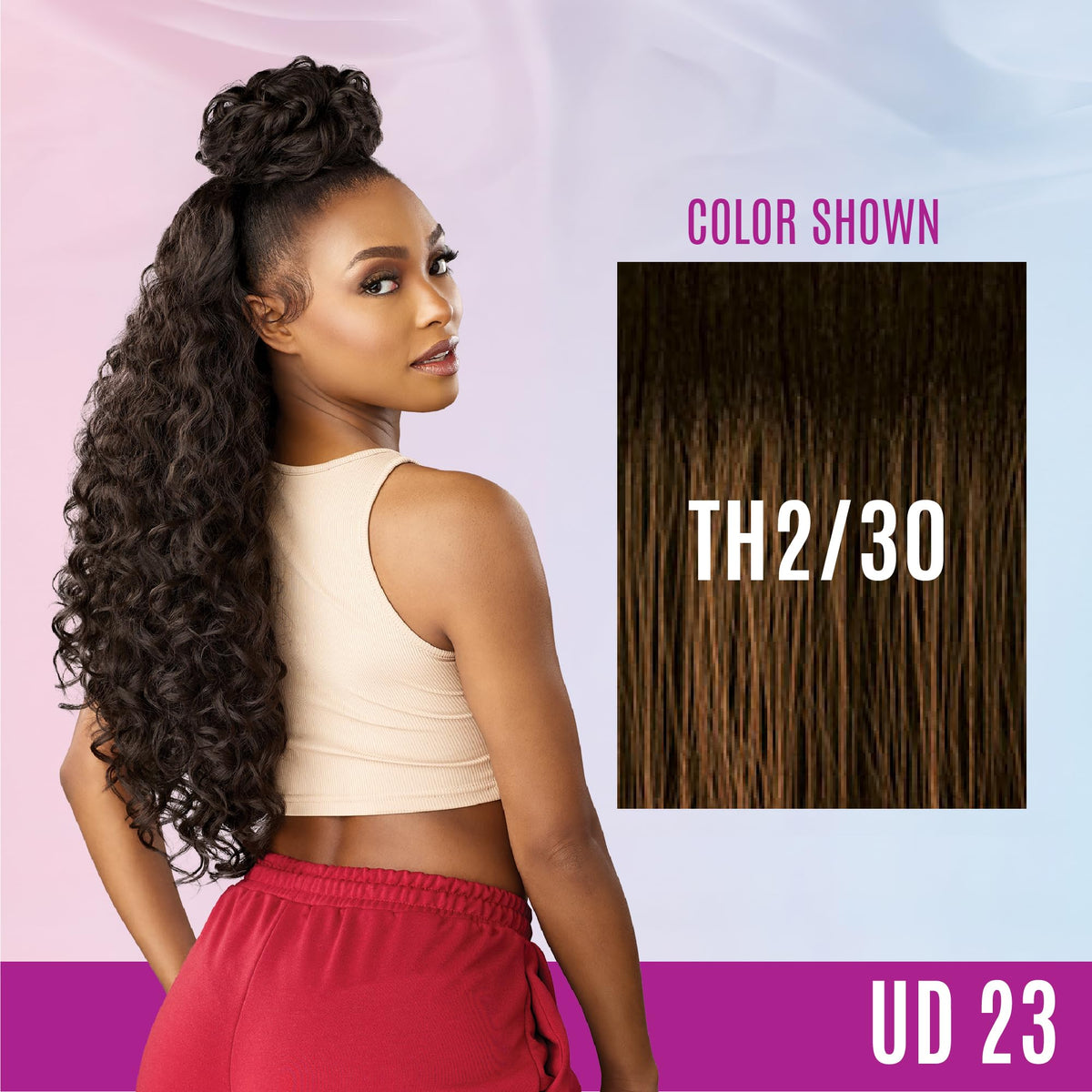 Sensationnel Instant Updown Halfwig Pony-Iud 23, TH2/30