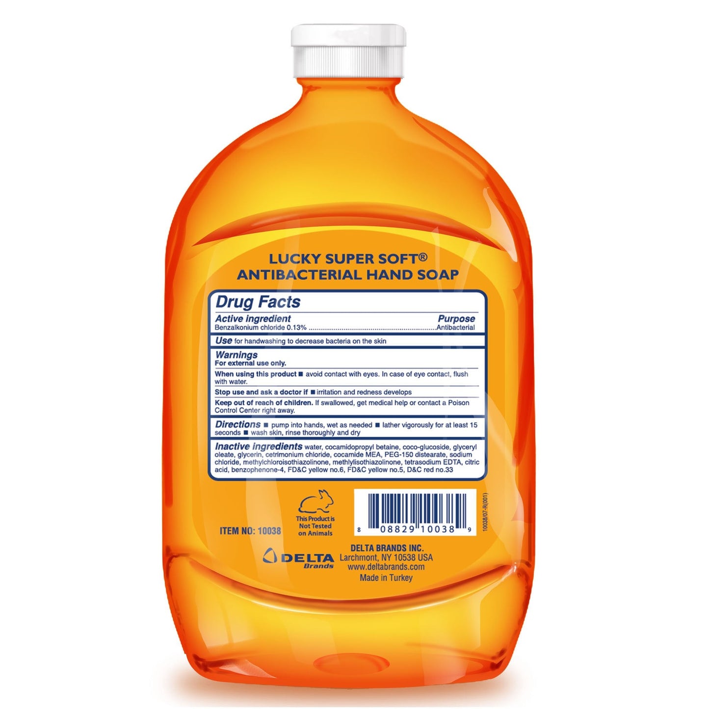 Lucky Super Soft Liquid Hand Soap Refill, Gold Anti-Bacterial, 64 Fluid Ounce Beauty & Personal Care VWSVC