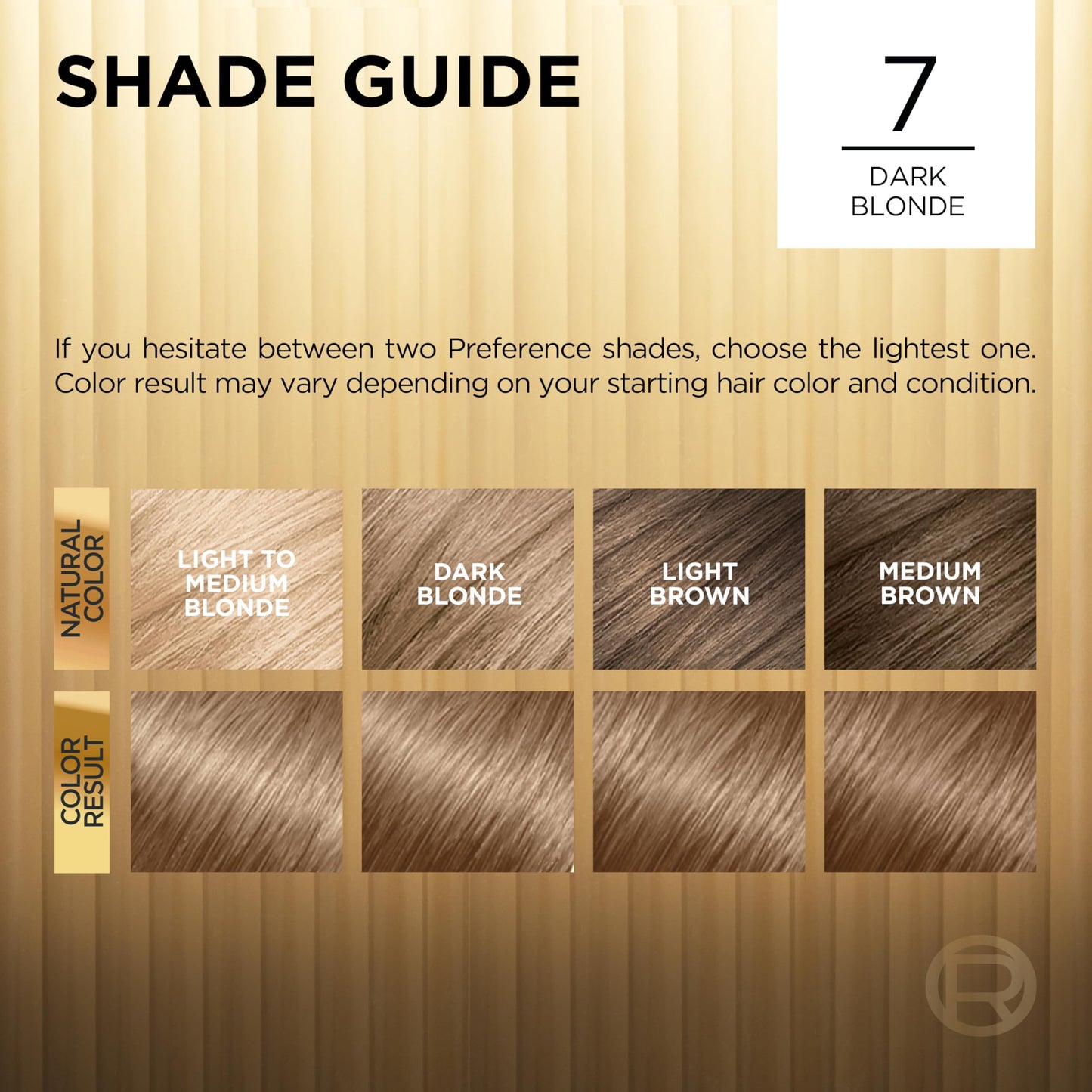 L'Oreal Paris Superior Preference Luminous Fade-Defying Permanent Hair Color, Hair Dye For Up to 9 Weeks of Radiance, Dark Blonde 7, 1 Hair Dye Kit Beauty & Personal Care L'Oreal Paris